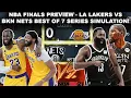 2021 Brooklyn Nets VS Los Angeles Lakers NBA Finals Simulation NBA2K21 Next-Gen