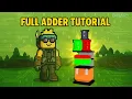 Complete Tutorial Build a FULL BINARY ADDER in Build a Boat for Treasure Logic Gates 01 Base 2