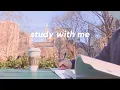 1-HOUR STUDY WITH ME in New York study with sunset no music real sounds study asmr with timer