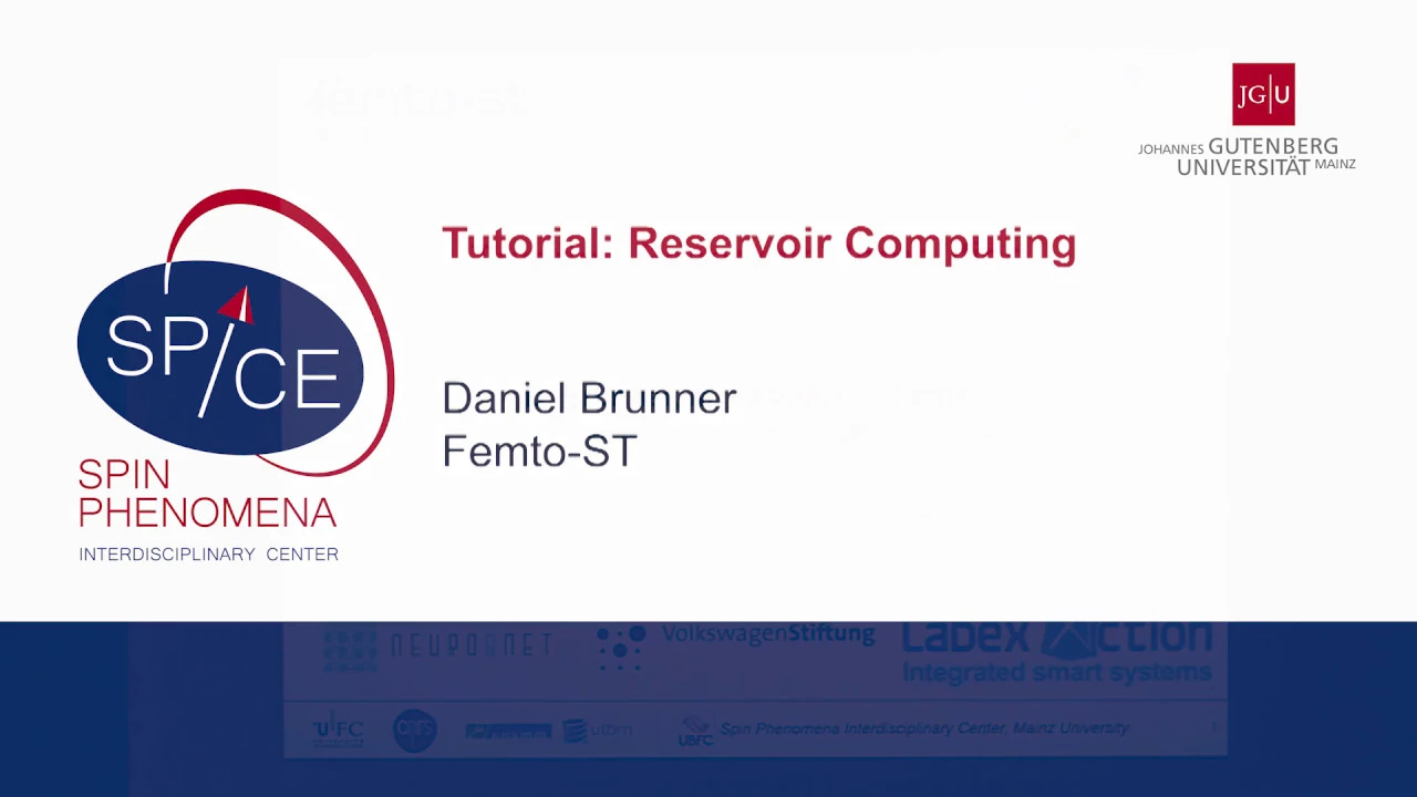 Talks - Spintronics meets Neuromorphics - Daniel BRUNNER, Femto-ST