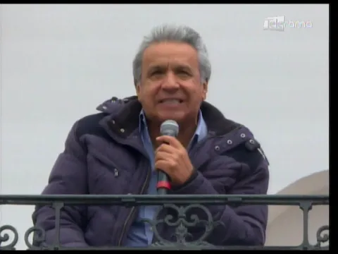 El presidente Lenín Moreno retornó al palacio de Carondelet