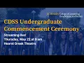 UC Berkeley 9am CDSS Undergraduate Commencement Ceremony May 22 2025