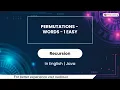 Permutations - Words