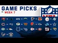 NFL Week 7 Game Picks