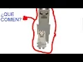 que COMEN las LLAMAS en minecraft COMO DOMESTICARLAS