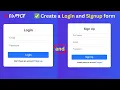 Create Login Signup Forms with HTML CSS JavaScript Step by Step Amharic Tutorial for Beginners