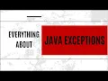 Mastering Java Exceptions Handling Errors Like a Pro Everything About Java Exceptions