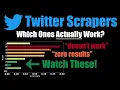 Which Twitter Scrapers WORK Let the Comments Decide