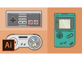 Illustrator Tutorial - Game Flat Design Illustrator Flat Design Tutorial