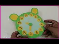 DIY Paper Clock School Project paper clock making paper craft