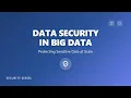 Big Data Security Challenges Solutions for Beginners