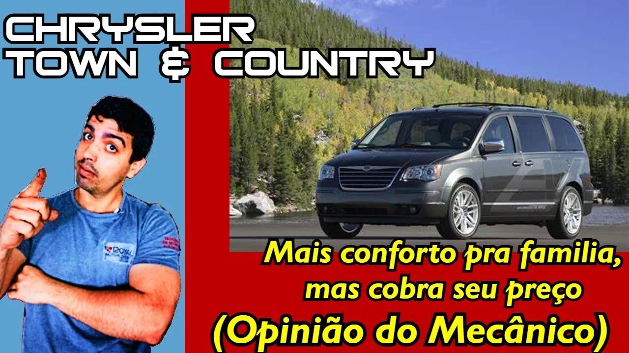 Chysler Town Country - Vale apena pegar uma Minivan Premium?