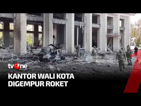 Kantor Wali Kota Donetsk Digempur Rudal Rusia
