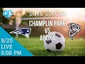Download Lagu Boys Soccer: Champlin Park @ Anoka 09-25-2025 | Champlin Park High School | Anoka High School | QCTV