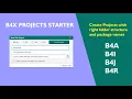 B4X Launcher Demo - Start your B4A B4i B4J B4R projects with ease