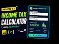 Income Tax Calculator using JavaScript JavaScript Project HTML CSS JavaScript in Hindi