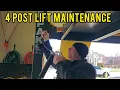Learning my 4 post car lift needs maintenance the hard way