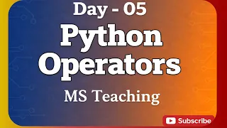 Python Operators Explained with Examples Beginner to Advanced Python 2026