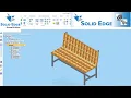 Solid edge tutorial for Beginners I Wooden Bench
