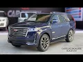 Miniature Blue Cadillac Escalade Diecast Metal Car Model