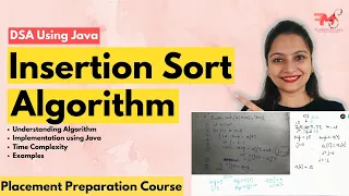 Insertion Sort Concept Java Code Time Complexity Examples Data Structures