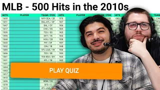 Can we name every player with 500 hits in the 2010 s MLB Sporcle