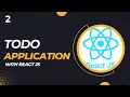 Create a TODO APPLICATION with React Js for Beginners 2