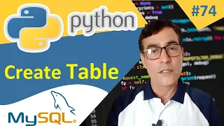 Python with MySQL Create Table in MySQL in Python Python tutorial for beginners - 74
