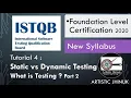 ISTQB Foundation Level 2020 Tutorial 4 1 1 What is Testing Part 2 Software Artistic Jhinuk