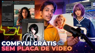 LIBERADO! Inteligência Artificial Grátis no Navegador - ComfyUI Cloud Plano Gratuito