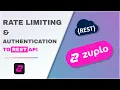 Create a REST API with Rate Limiting and Authentication using Zuplo in a Node js Project