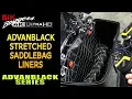 Advanblack Custom Saddlebag Liners for 14 up Stretched Saddlebags