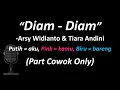 Arsy Widianto, Tiara Andini - Diam - Diam (Part Cowok Only) | Cover
