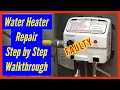 Rheem Water Heater Chamber Sensor Failure How to Replace Chamber Sensor Gas Control Valve DIY
