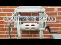 Suncast Hose Reel Repair Hack - No More Leaky Connector