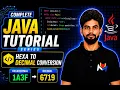 Hexa To Decimal Conversion In Java Explained Step-by-Step Master In Looping in Java