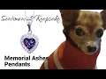 Memorial Cremation Ashes Pendant Necklaces - Sentimental Keepsake