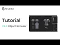Style3D V8 0 - Tool Tutorial Object Browser