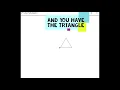 How to draw triangle in IDLE Python