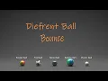 Different Ball Bounce in maya