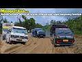 Lagu Mengerikan‼️Belum berapa menit di lewati kendaraan jalan langsung lembek di jalur batu jomba
