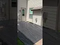 Landscaping job in the Houston heights