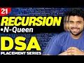 Ep21 - N Queen Recursion DSA series by Fraz Notes available in description