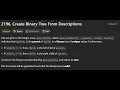 2196 Create Binary Tree From Descriptions LeetCode LeetCode 2196