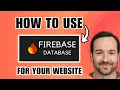 How To Use Firebase Database For Your Website 2026 Steps
