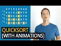 Quicksort Algorithm with Animated Example