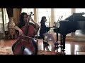 Sicilienne by Fauré - Tuong-Anh cello, Tuong-Khanh piano - 7.28.2019