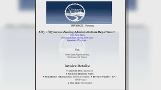 City of Syracuse zoning scam warning