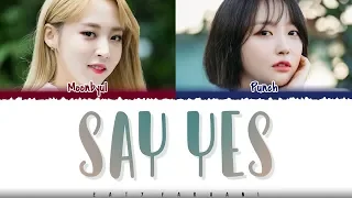 punch say yes feat moonbyul lyrics color coded han rom eng 