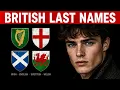 How Last Names Reveal If Someone Is Irish English Scottish or Welsh
